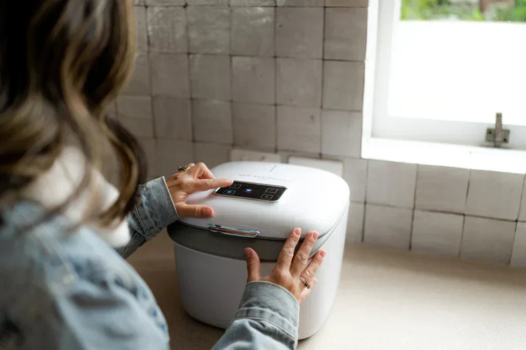 uv steriliser on kitchen bench