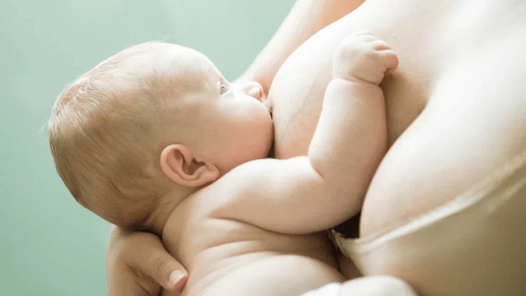 mother breastfeeding newborn