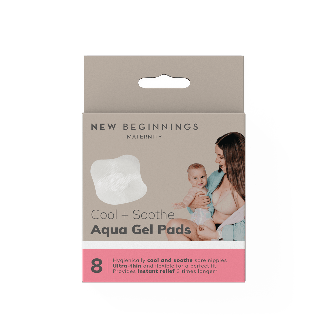 Aqua Gel Breast Pads 8pk