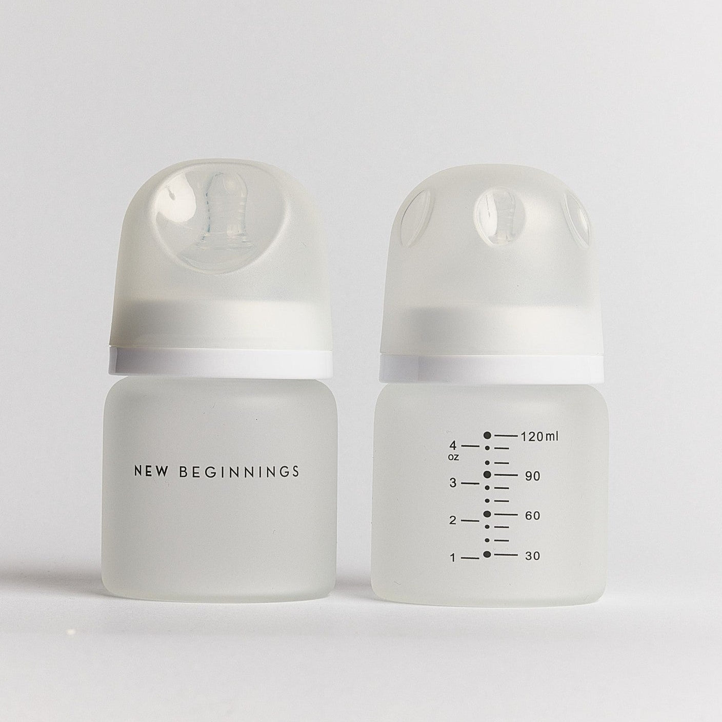 Glass Bottle with Silicone Outer - 120ml Twin