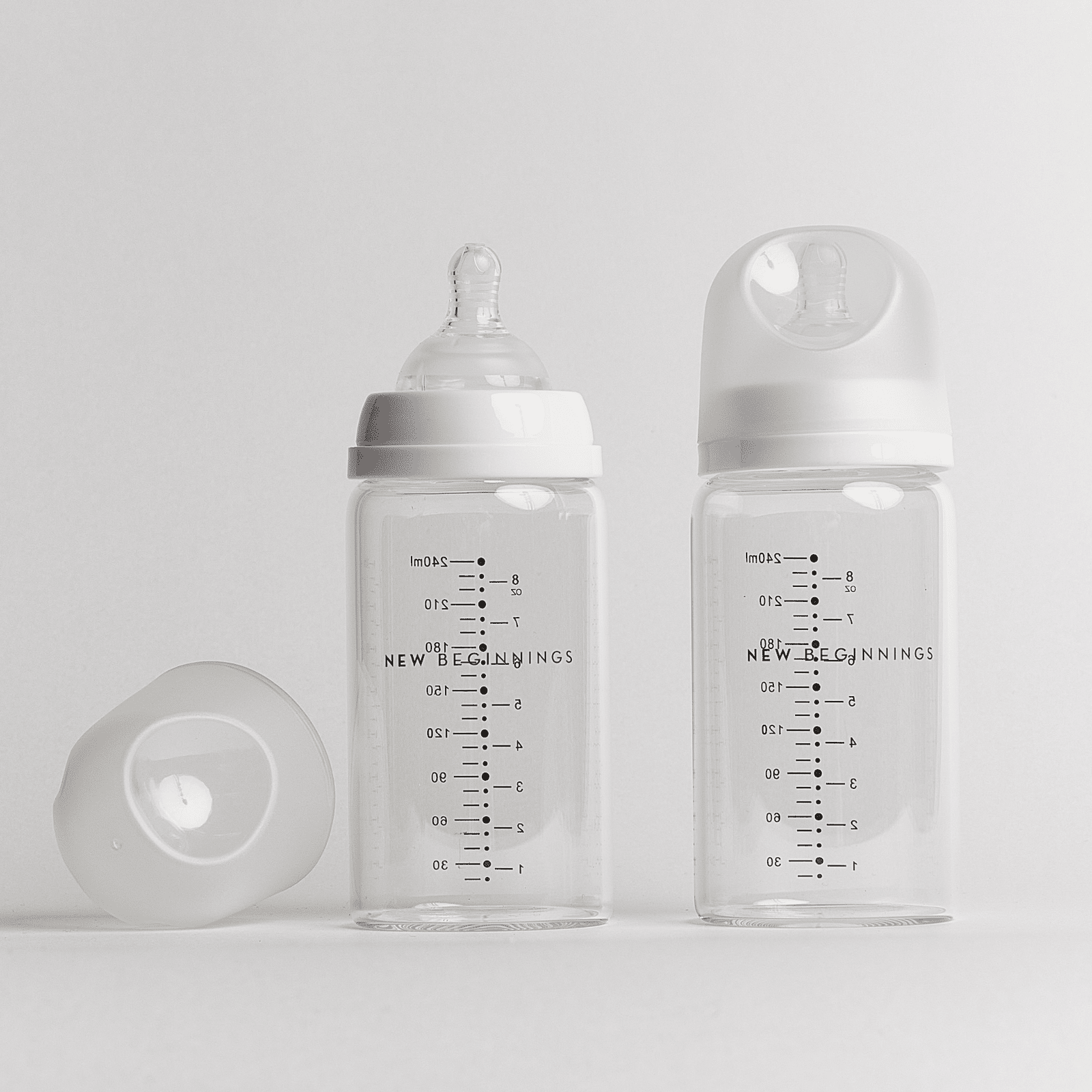 Classic Glass Bottle - 240ml Twin