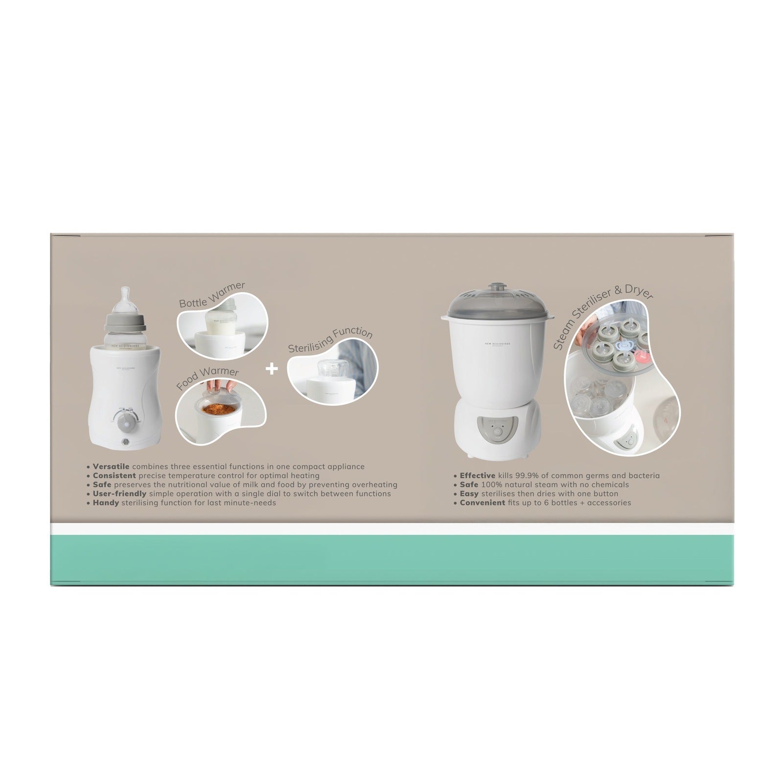Steam Steriliser & Bottle Warmer Kit - a Baby Bunting Exclusive