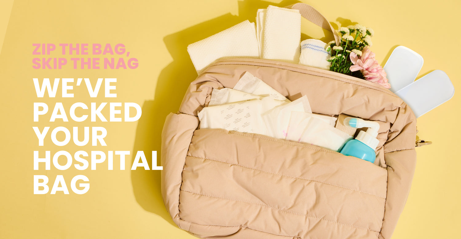 Hospital bag essentials banner