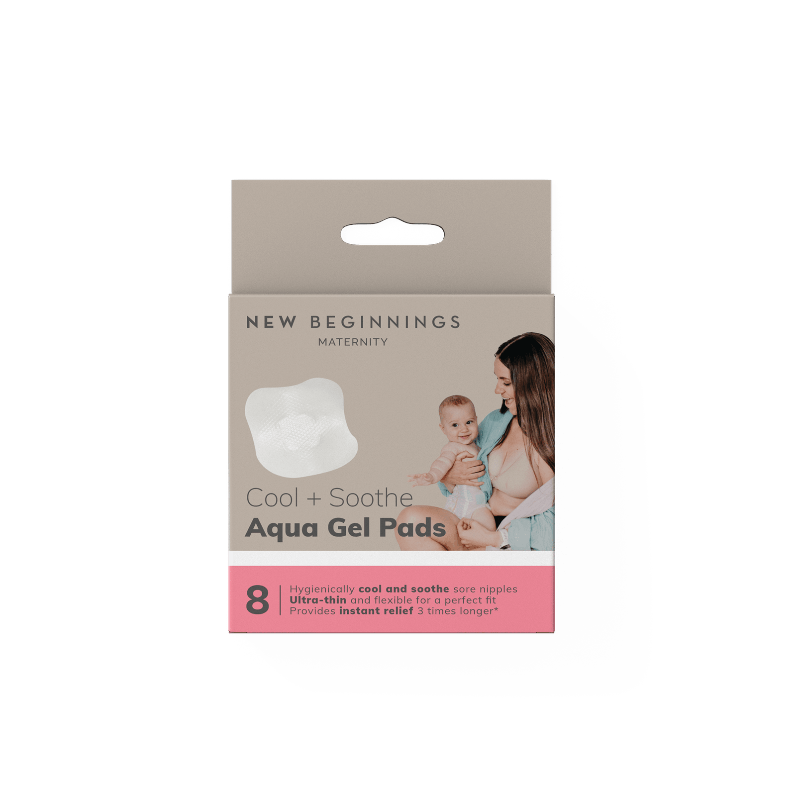 Aqua Gel Breast Pads 8pk