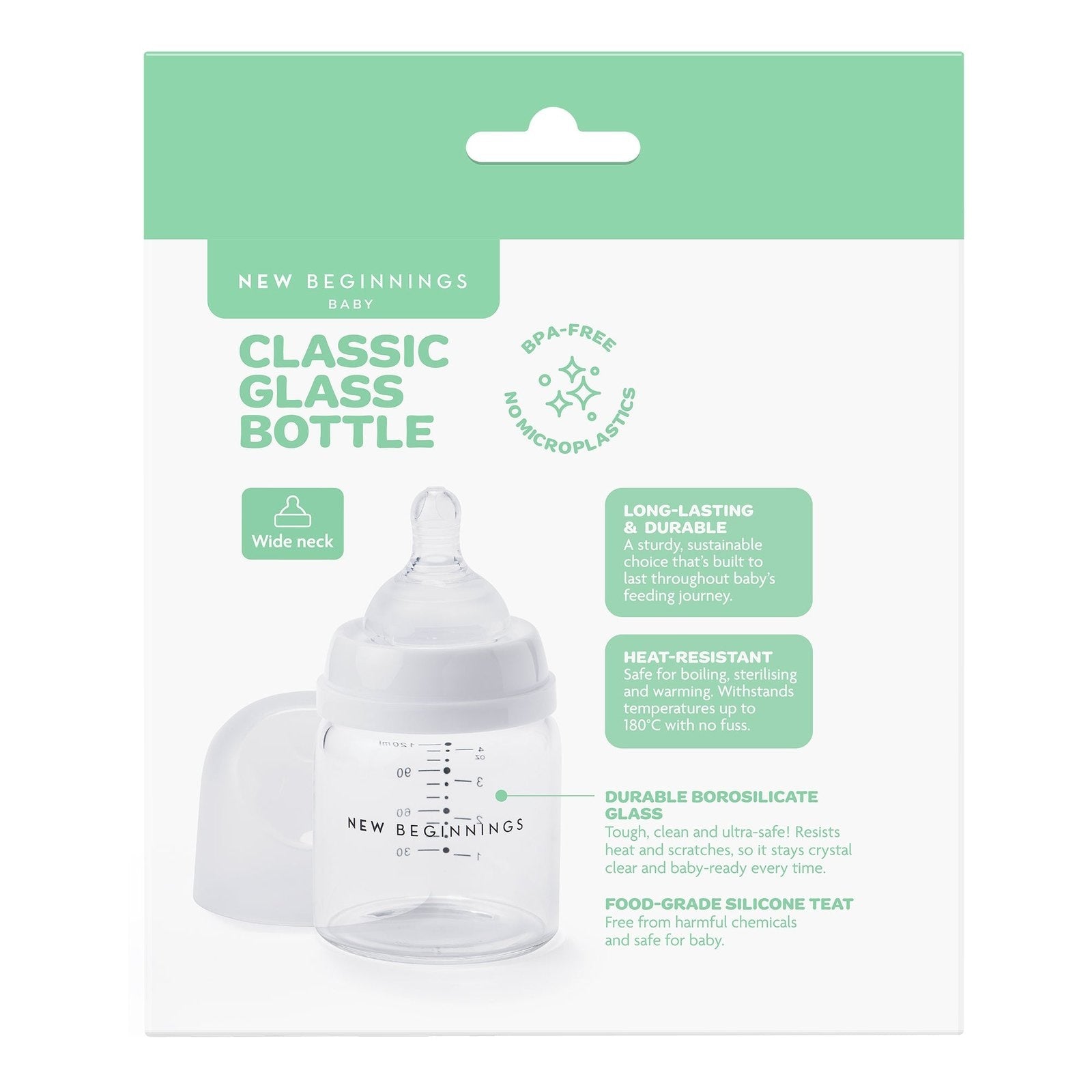 Classic Glass Bottle - 120ml Twin Pack