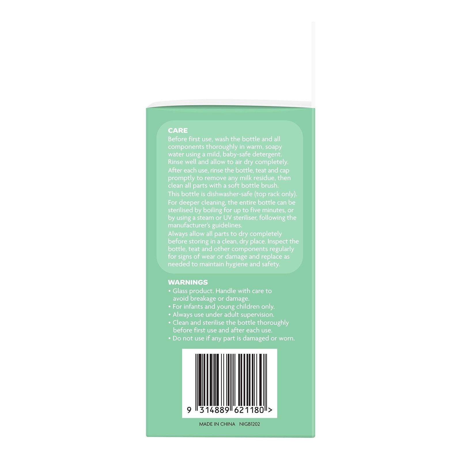 Classic Glass Bottle - 120ml Twin Pack