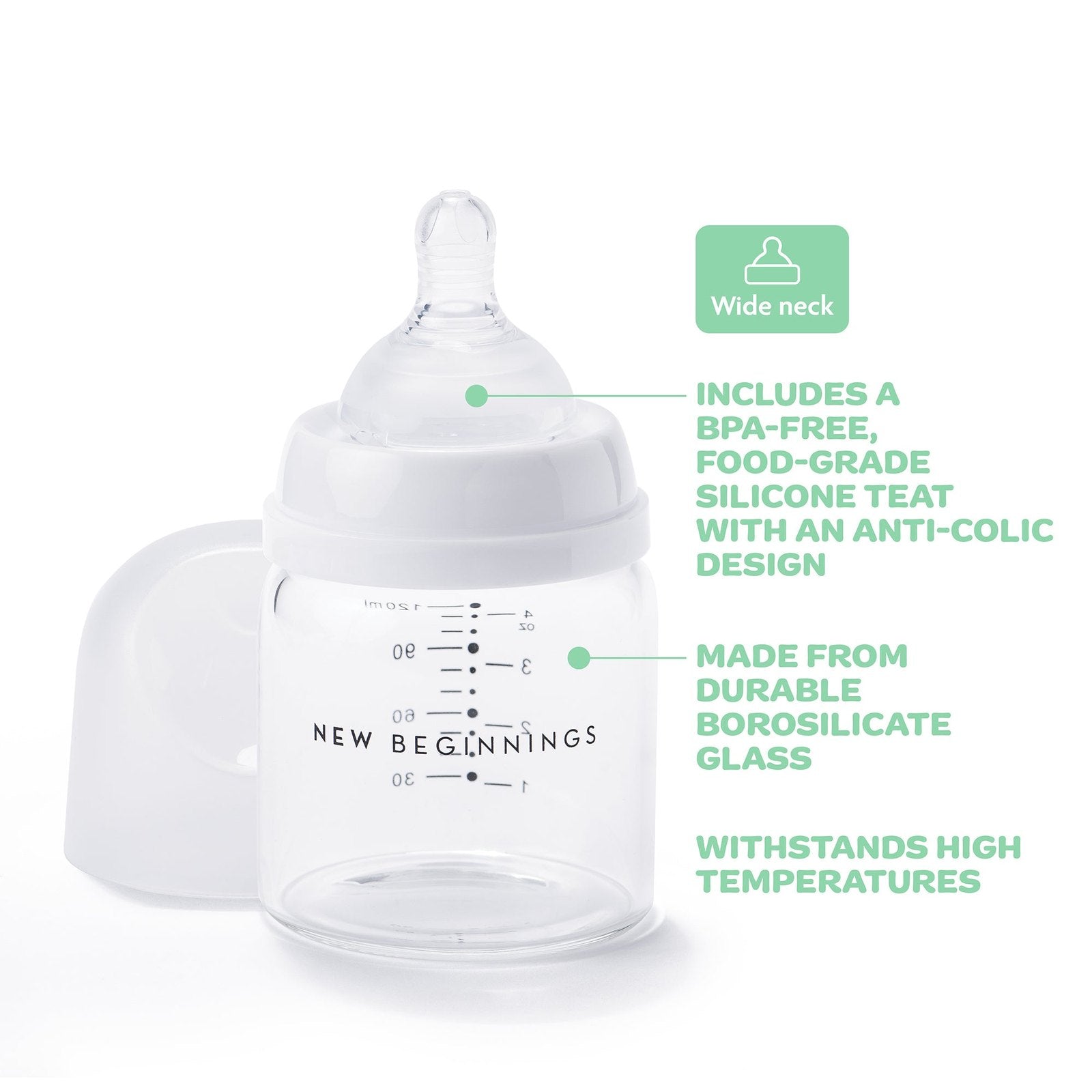 Classic Glass Bottle - 120ml Twin Pack