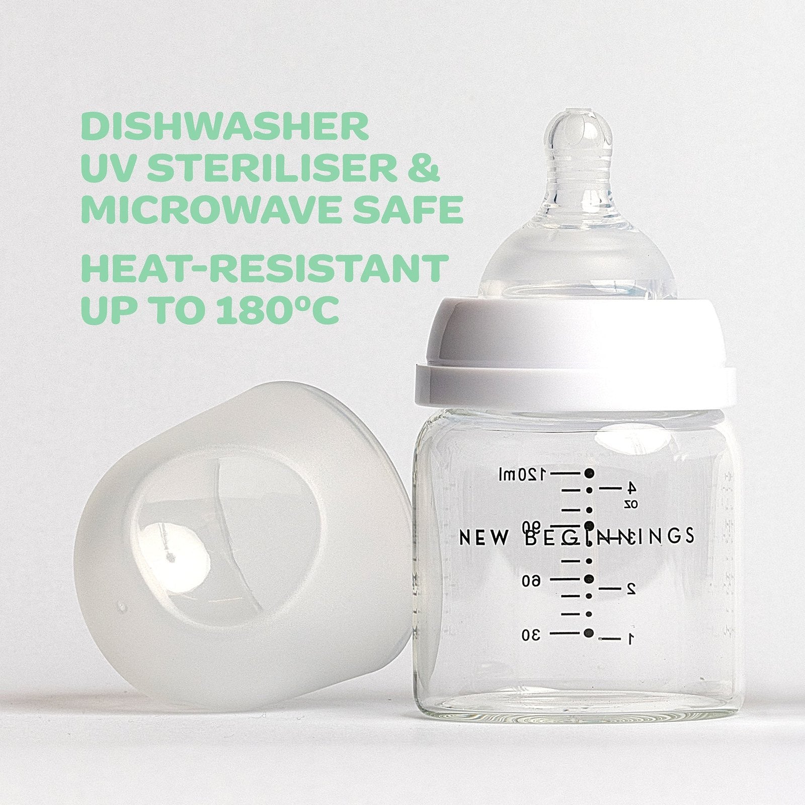 Classic Glass Bottle - 120ml Twin Pack