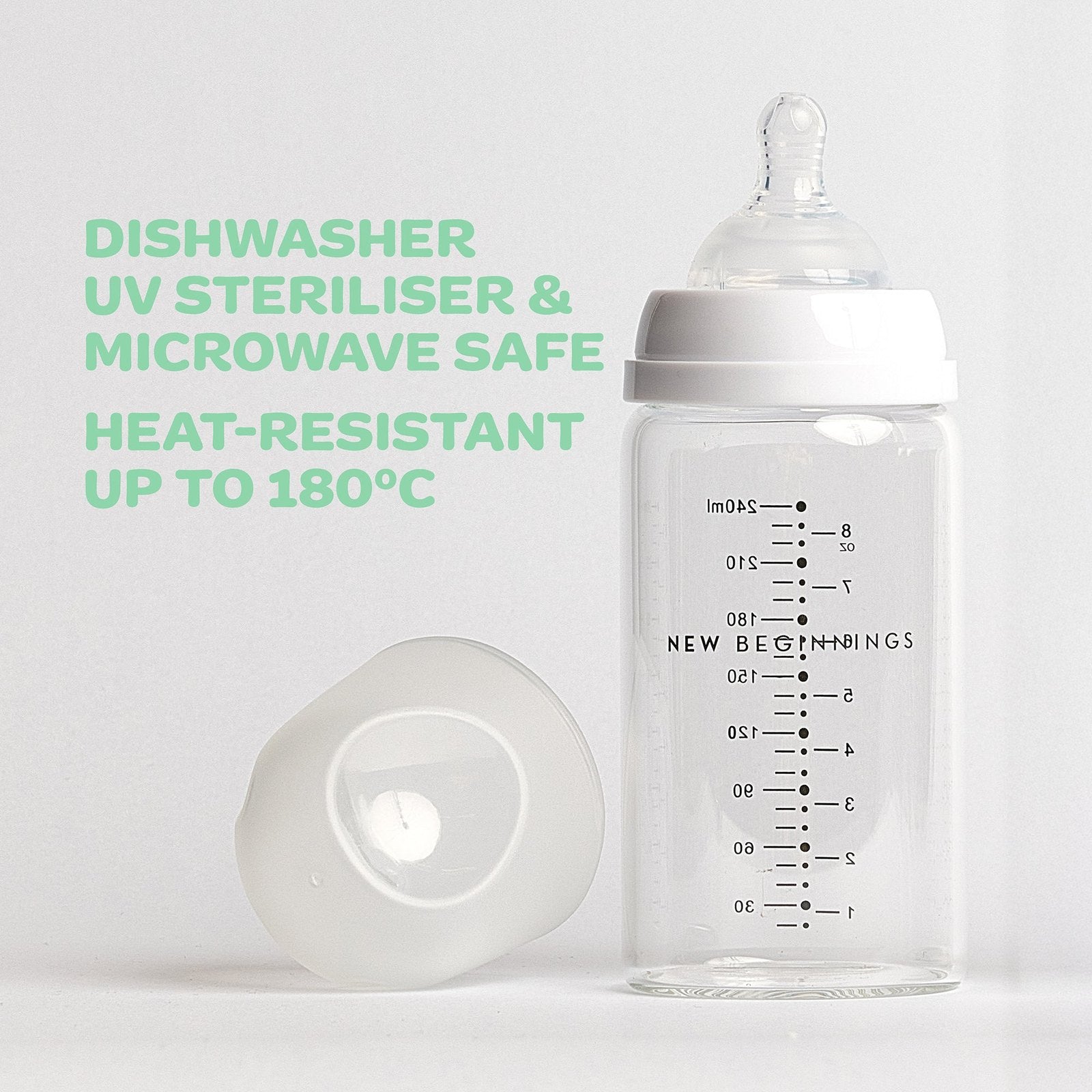 Classic Glass Bottle - 240ml Twin