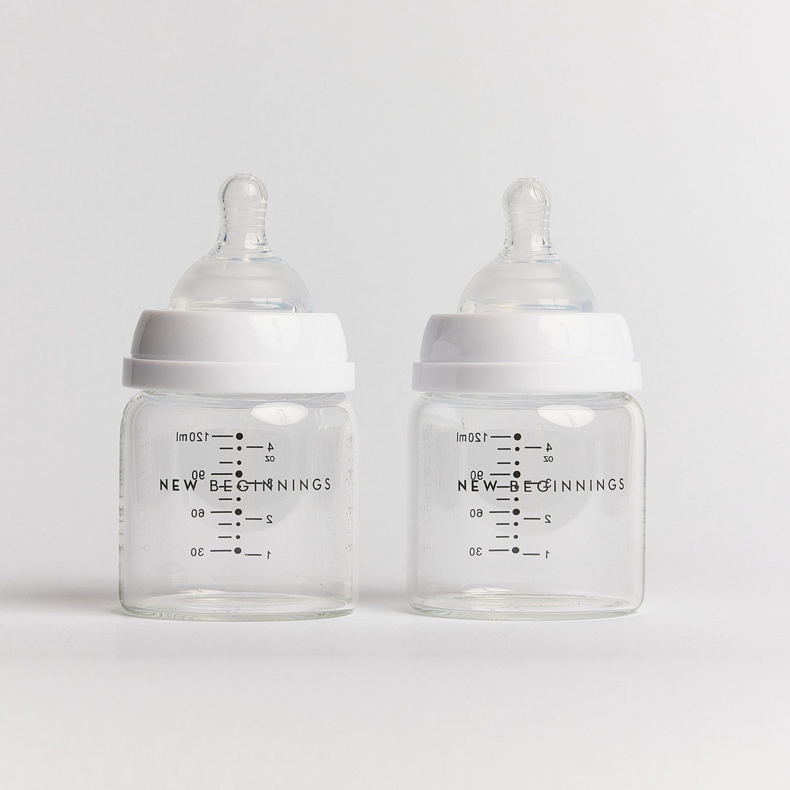 Classic Glass Bottle - 120ml Twin Pack