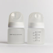 Glass Bottle with Silicone Outer - 120ml Twin
