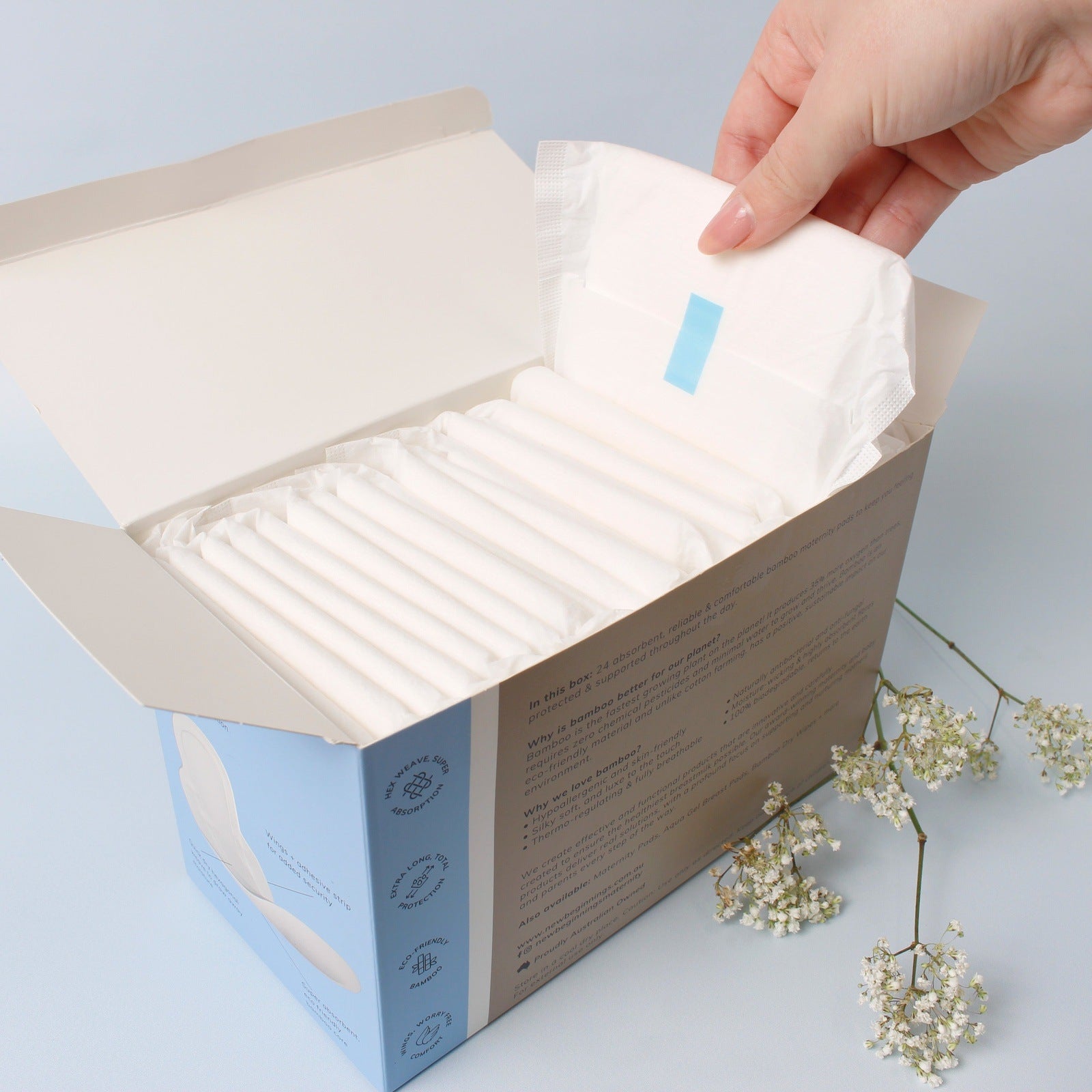 Bamboo Maternity Pads 24pk