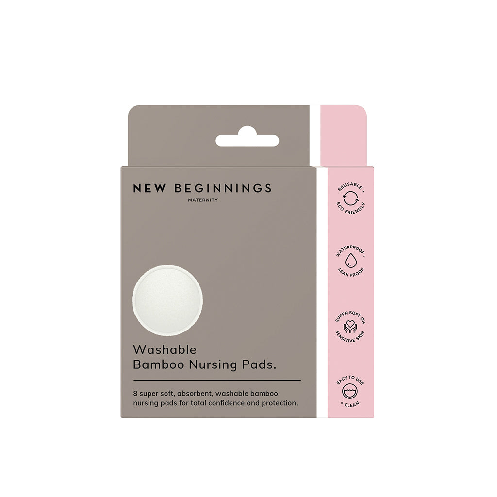 Washable Bamboo Nursing Pads 8pk