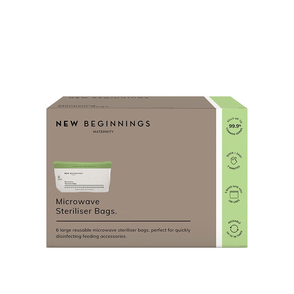 Microwave Steriliser Bags 6pk New Beginnings